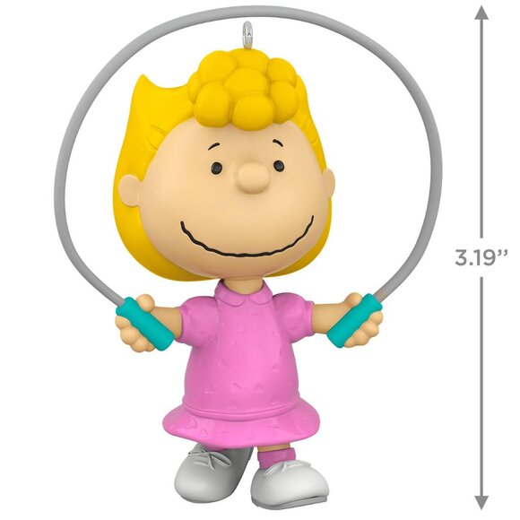 New! Peanuts Jump-Roping Sally Hallmark Keepsake Christmas Ornament 2023 - Picture 3 of 5